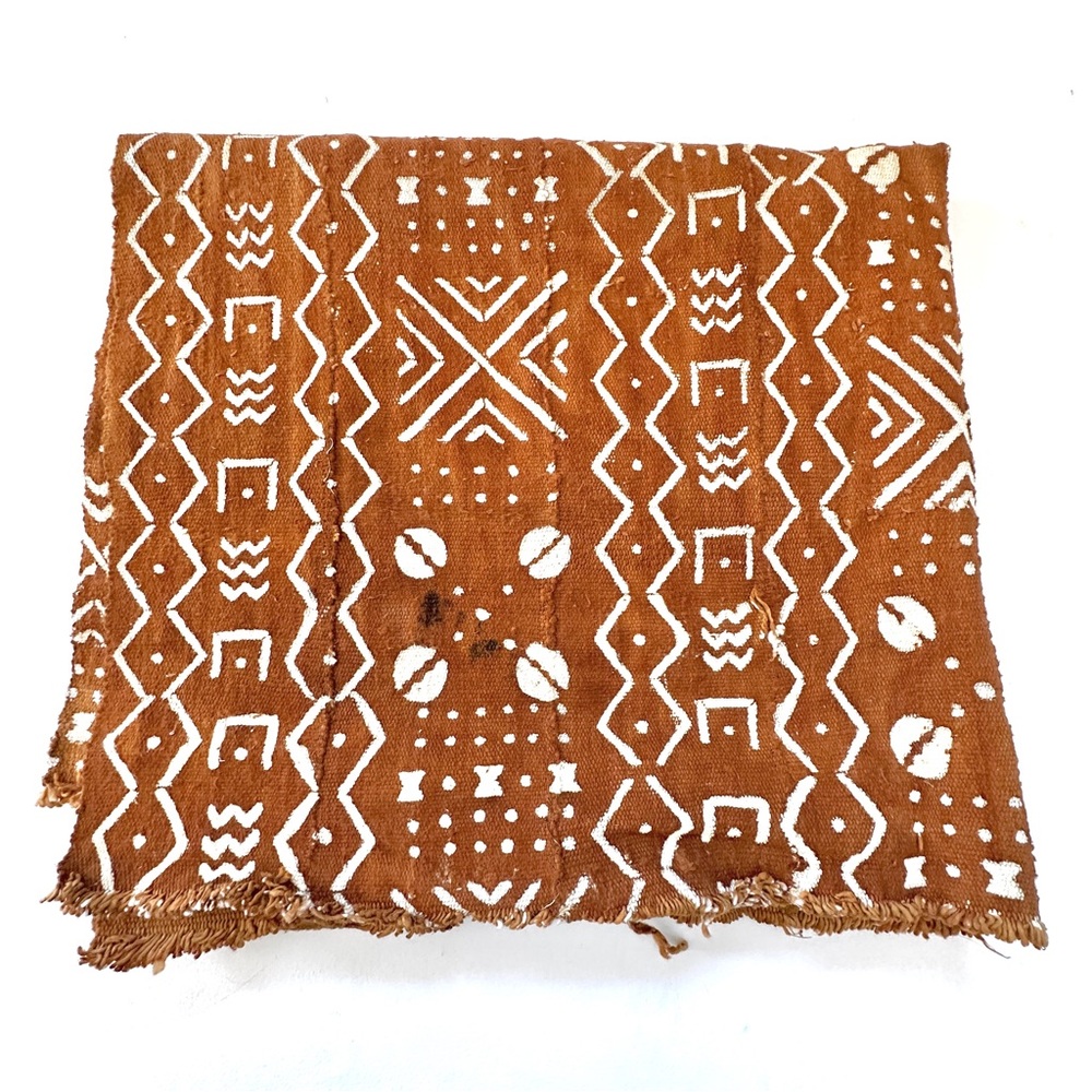 Traditional Mud Cloth Fabric Throw